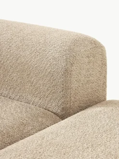 Modulares Ecksofa Natalie aus Teddy-Bouclé