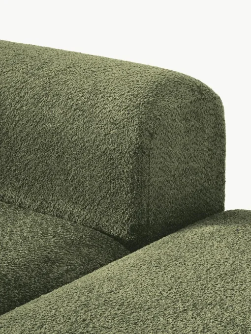 Modulares Ecksofa Natalie aus Teddy-Bouclé