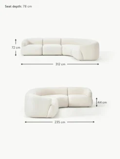 Modulares Ecksofa Sofia (4-Sitzer)