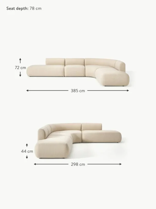 Modulares Ecksofa Sofia (4-Sitzer)