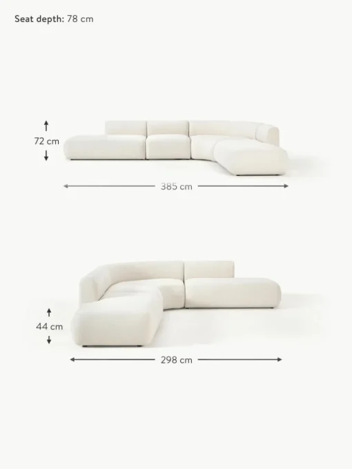 Modulares Ecksofa Sofia (4-Sitzer)