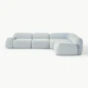 Modulares Ecksofa Wolke (4-Sitzer) aus Bouclé