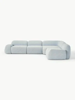 Modulares Ecksofa Wolke (4-Sitzer) aus Bouclé