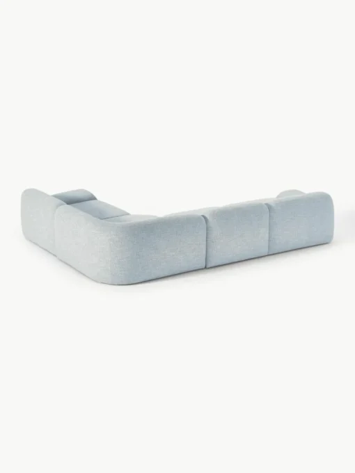 Modulares Ecksofa Wolke (4-Sitzer) aus Bouclé