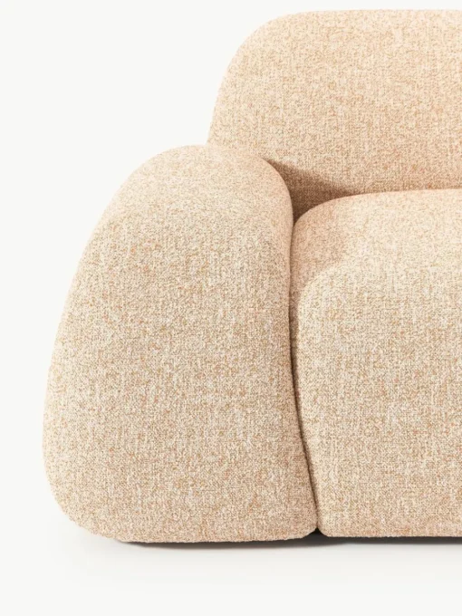 Modulares Ecksofa Wolke (4-Sitzer) aus Bouclé