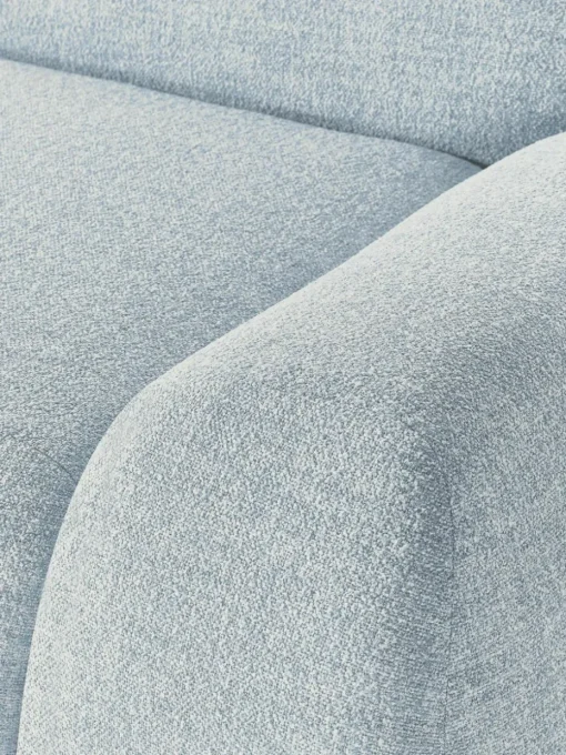 Modulares Ecksofa Wolke (4-Sitzer) aus Bouclé