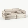 Modulares Kinder-Spielsofa Sugar aus Teddy, handgefertigt