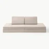 Modulares Kinder-Spielsofa Mila aus Samt, handgefertigt