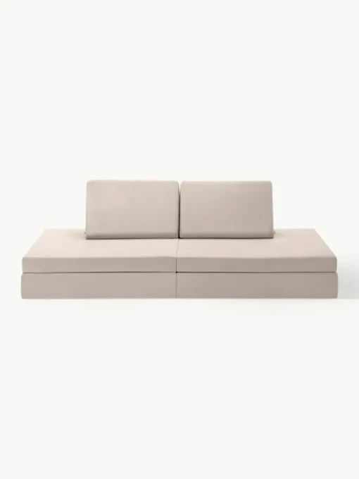Modulares Kinder-Spielsofa Mila aus Samt, handgefertigt