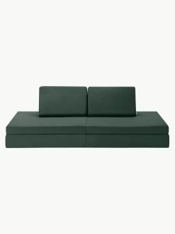 Modulares Kinder-Spielsofa Mila aus Samt, handgefertigt