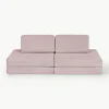 Modulares Kinder-Spielsofa Mila aus Cord, handgefertigt