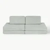 Modulares Kinder-Spielsofa Mila aus Cord, handgefertigt
