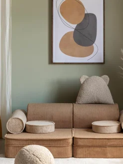 Modulares Kinder-Spielsofa Sugar aus Cord