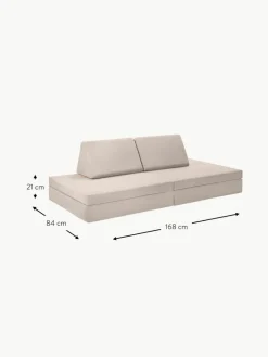 Modulares Kinder-Spielsofa Mila aus Samt, handgefertigt