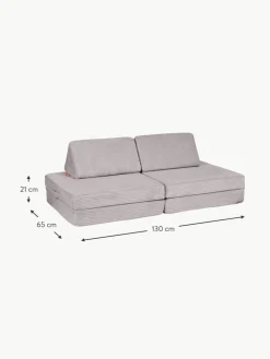 Modulares Kinder-Spielsofa Mila aus Cord, handgefertigt