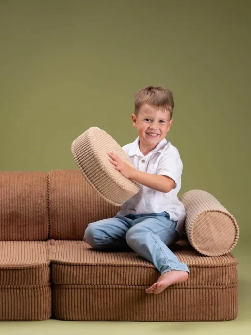 Modulares Kinder-Spielsofa Sugar aus Cord