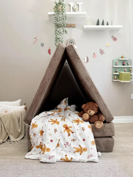 Modulares Kinder-Spielsofa Mila aus Cord, handgefertigt