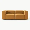 Modulares Samt-Sofa Lena (3-Sitzer)