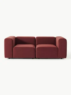 Modulares Samt-Sofa Lena (3-Sitzer)