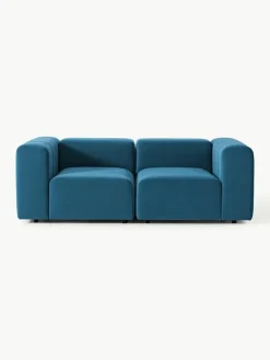 Modulares Samt-Sofa Lena (3-Sitzer)