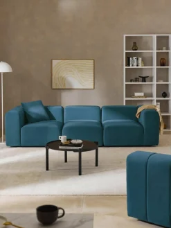 Modulares Samt-Sofa Lena (4-Sitzer)