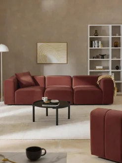 Modulares Samt-Sofa Lena (4-Sitzer)