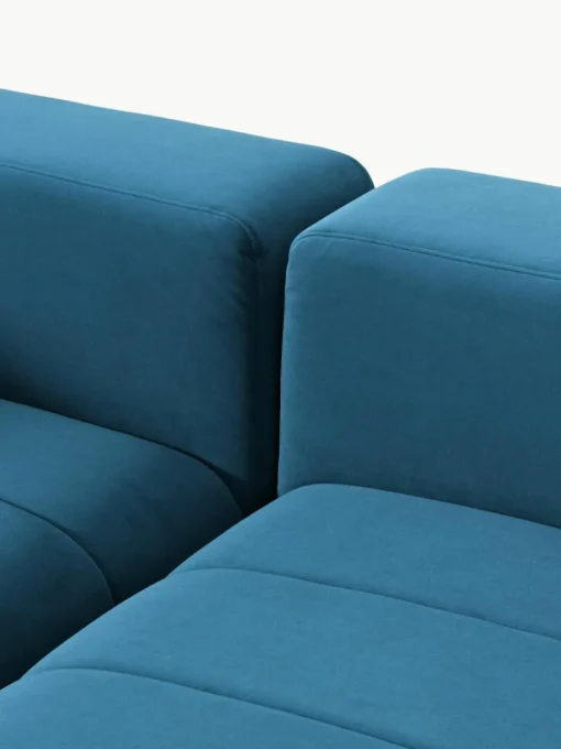 Modulares Samt-Sofa Lena (4-Sitzer)