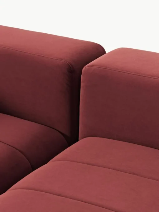 Modulares Samt-Sofa Lena (4-Sitzer)