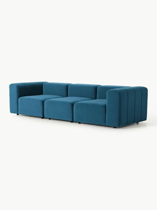 Modulares Samt-Sofa Lena (4-Sitzer)