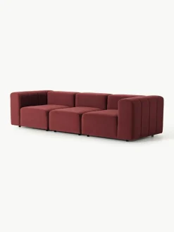 Modulares Samt-Sofa Lena (4-Sitzer)