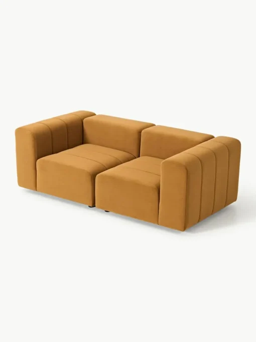 Modulares Samt-Sofa Lena (3-Sitzer)