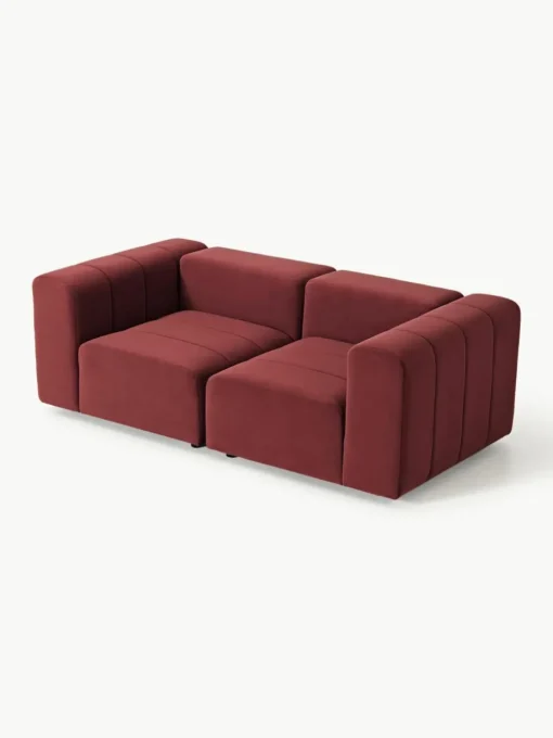Modulares Samt-Sofa Lena (3-Sitzer)