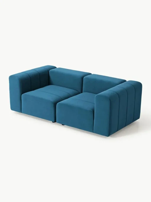Modulares Samt-Sofa Lena (3-Sitzer)