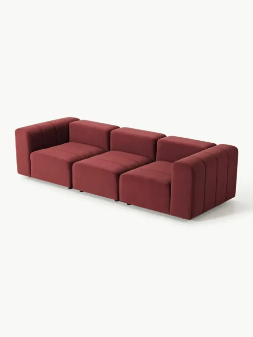Modulares Samt-Sofa Lena (4-Sitzer)