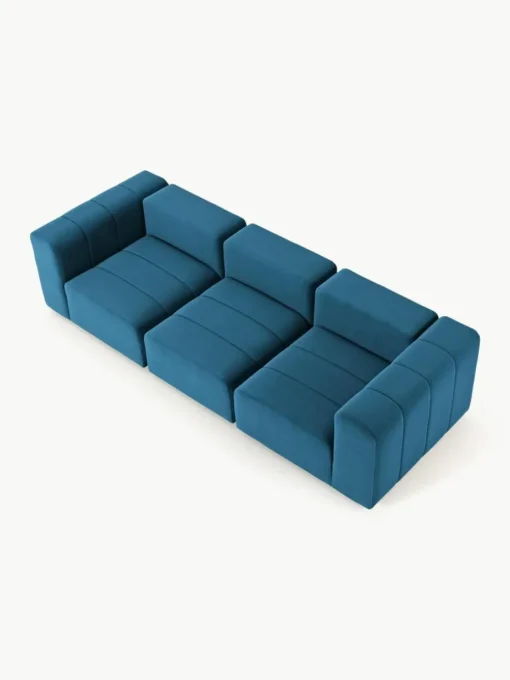 Modulares Samt-Sofa Lena (4-Sitzer)