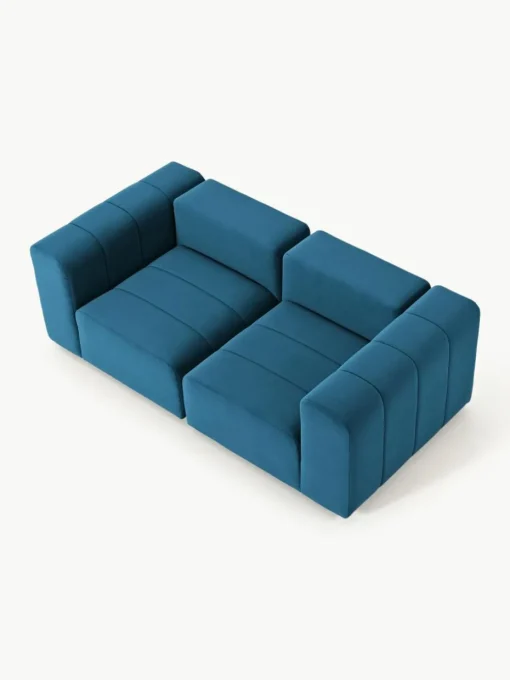 Modulares Samt-Sofa Lena (3-Sitzer)