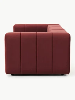 Modulares Samt-Sofa Lena (4-Sitzer)