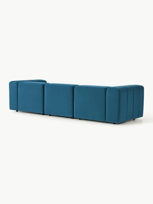 Modulares Samt-Sofa Lena (4-Sitzer)
