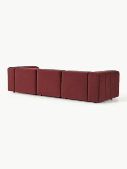 Modulares Samt-Sofa Lena (4-Sitzer)
