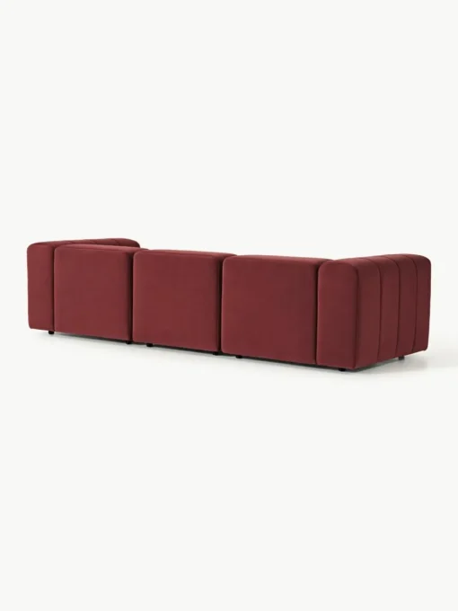 Modulares Samt-Sofa Lena (4-Sitzer)