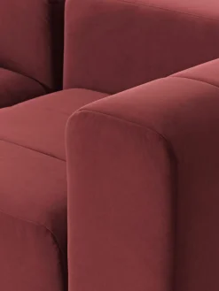 Modulares Samt-Sofa Lena (3-Sitzer)