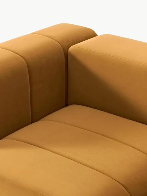Modulares Samt-Sofa Lena (3-Sitzer)