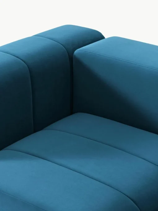 Modulares Samt-Sofa Lena (4-Sitzer)