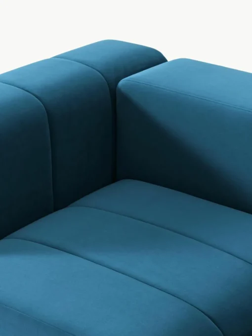Modulares Samt-Sofa Lena (3-Sitzer)