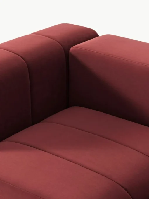 Modulares Samt-Sofa Lena (4-Sitzer)