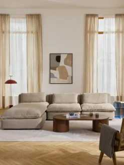 Modulares Sofa Felix mit Hocker
