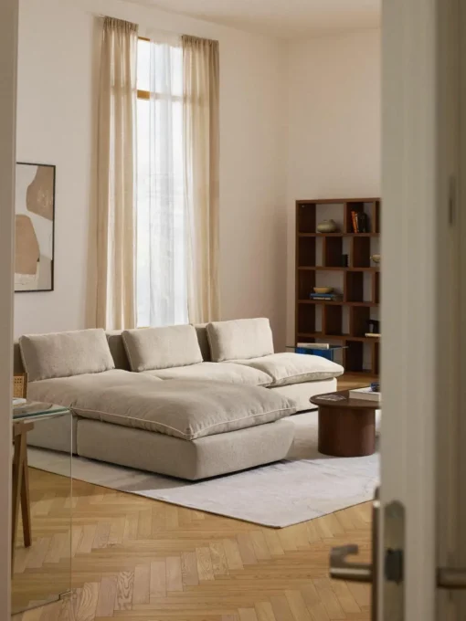 Modulares Sofa Felix mit Hocker