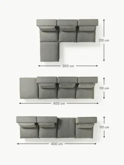 Modulares Sofa Felix mit Hocker