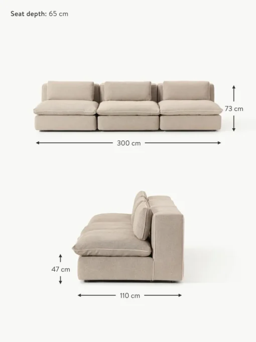Modulares Sofa Felix (3-Sitzer)