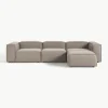 Modulares Sofa Lennon (4-Sitzer) mit Hocker (links/rechts)